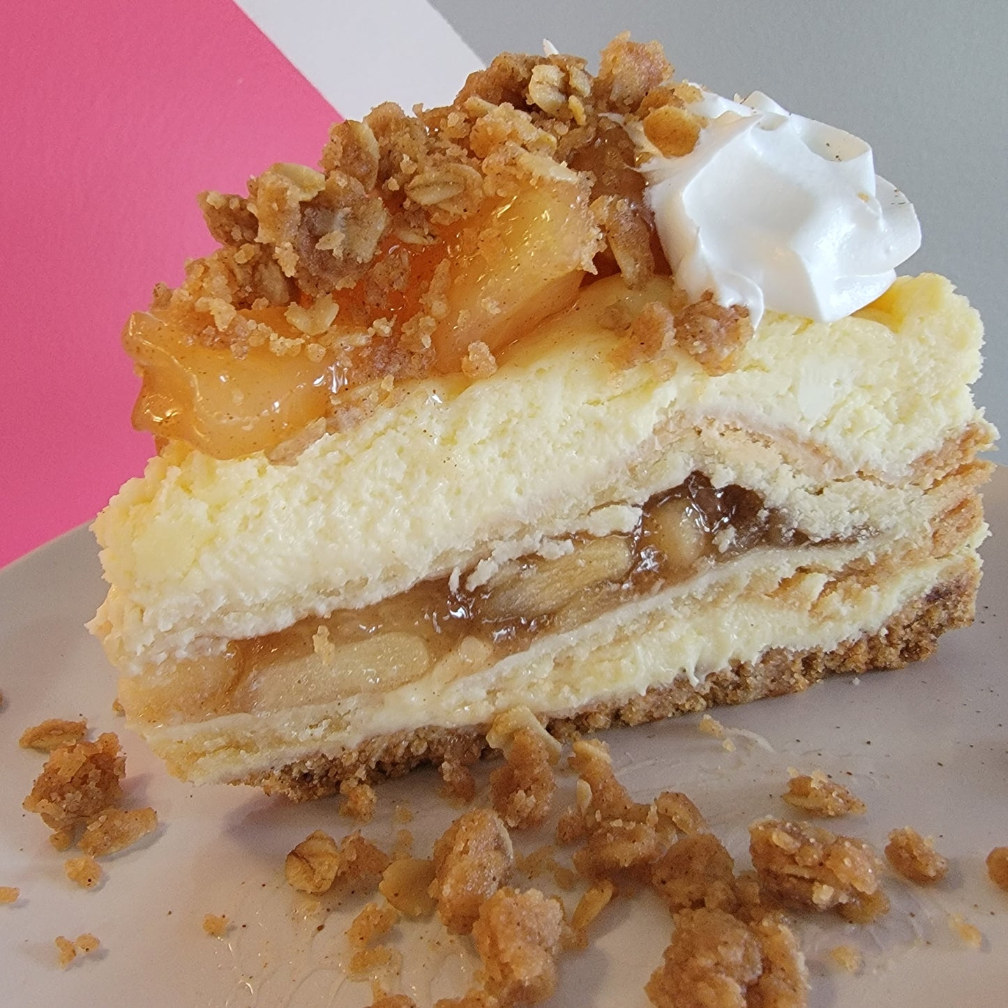 Stuffed Apple Pie Cheesecake