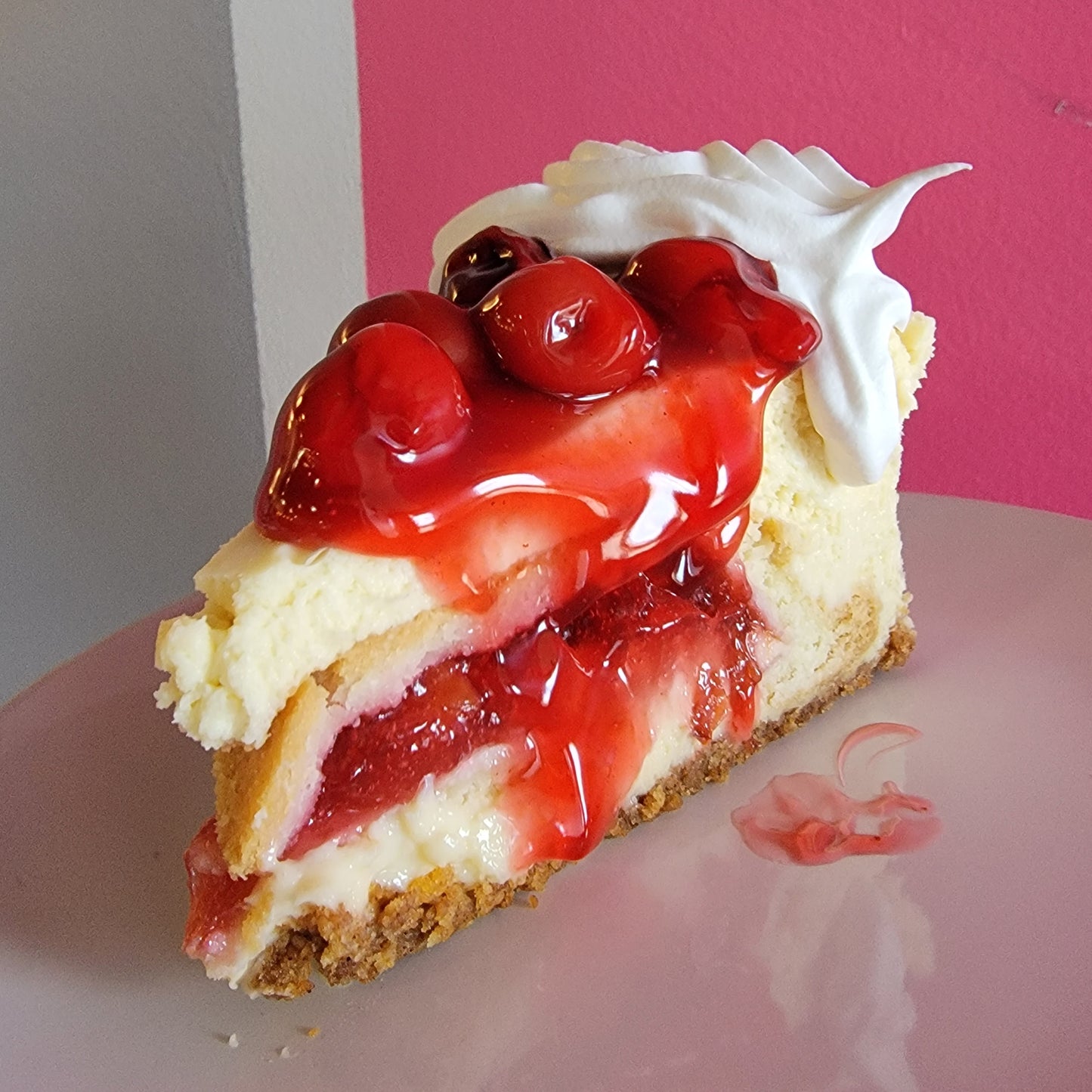 Cherry Pie Stuffed Cheesecake