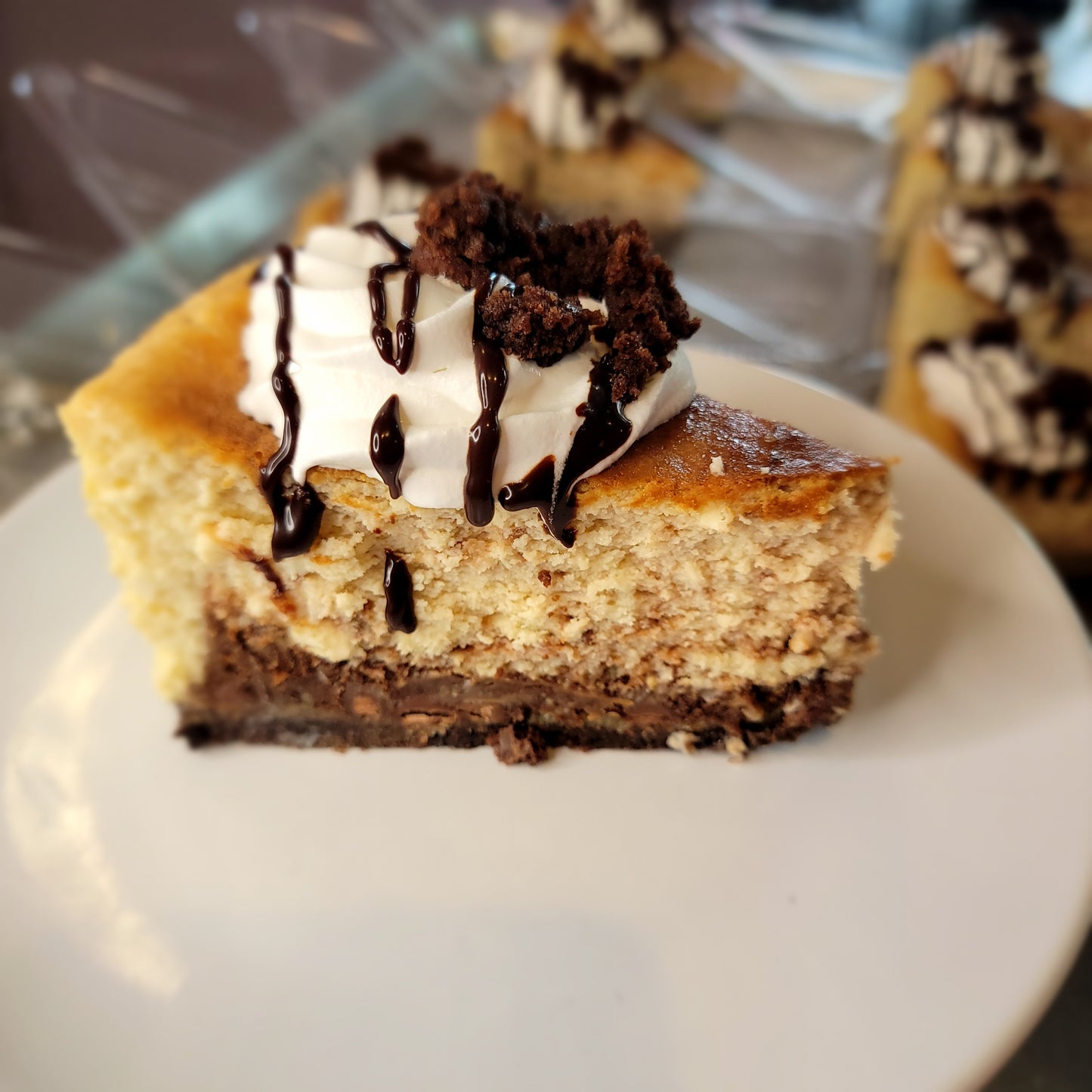 Brownie Swirl Cheesecake