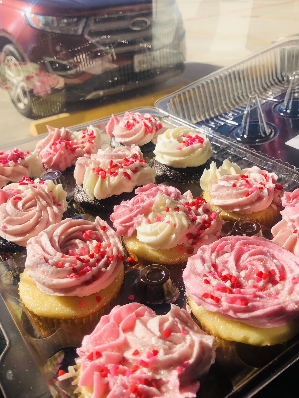 Vday Swirl Cupcakes
