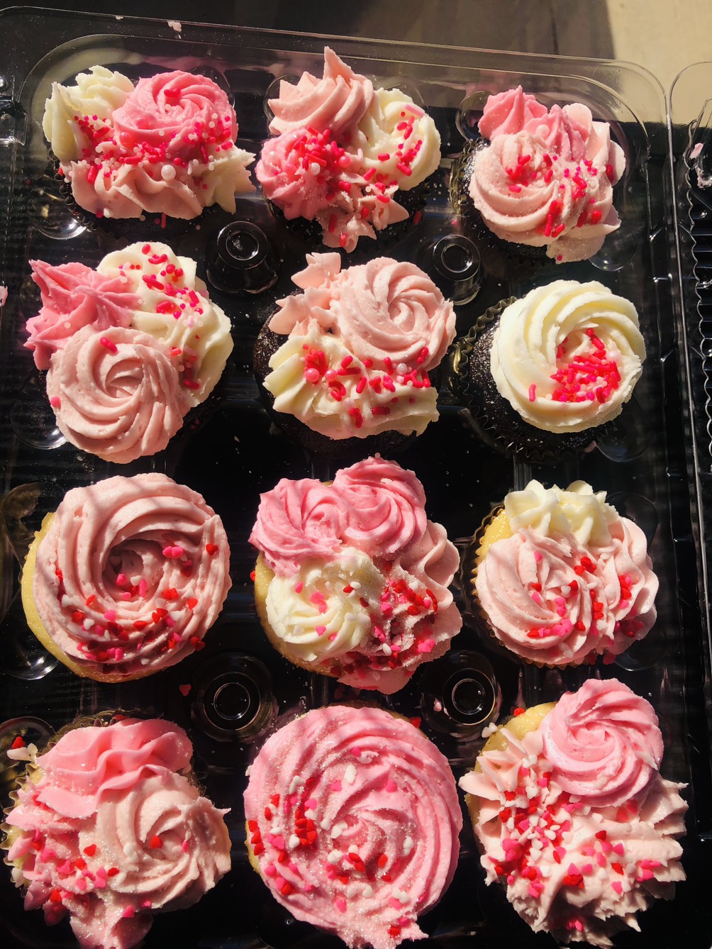 Vday Swirl Cupcakes