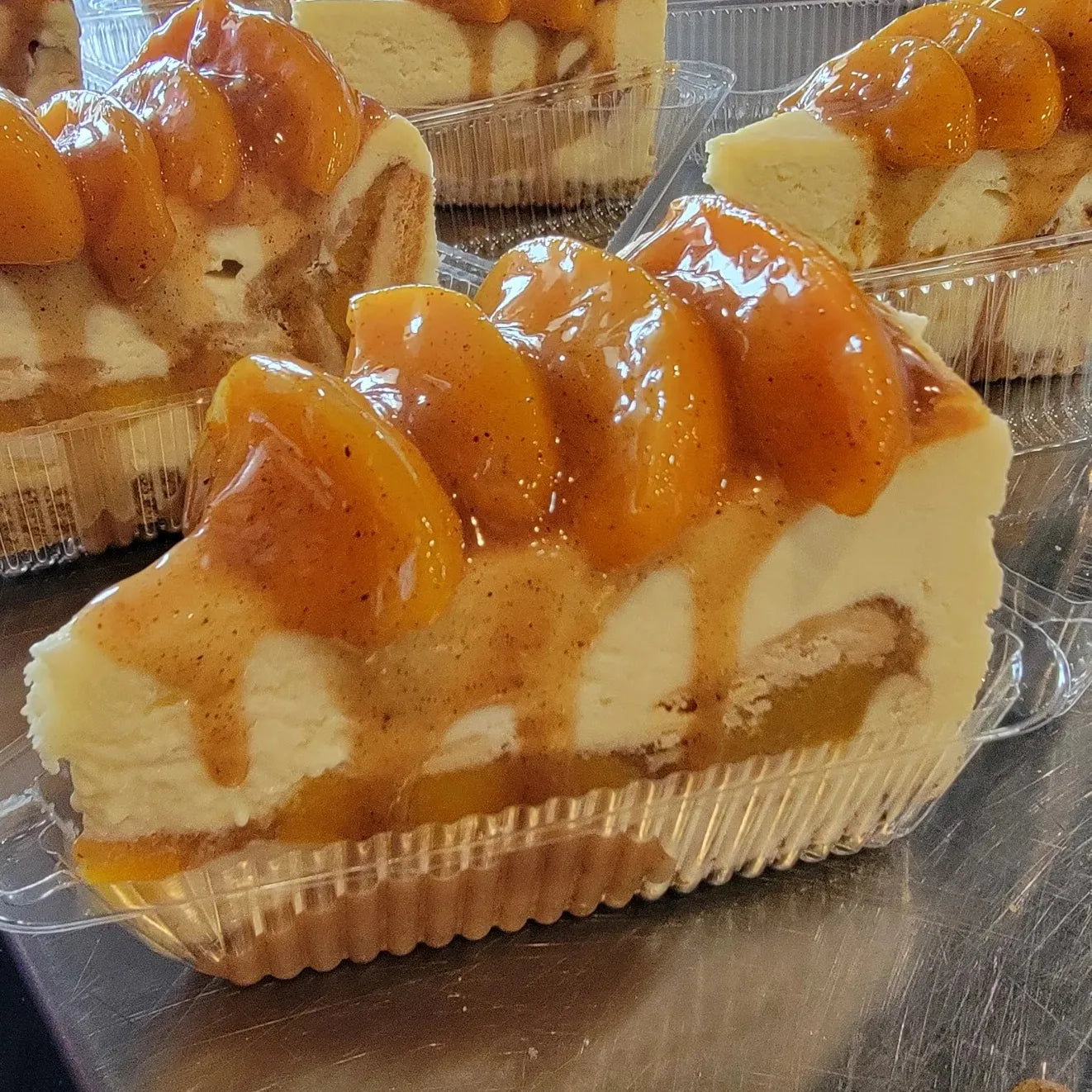 Best peach cobbler cheesecake in Houston Texas Thanksgiving must have