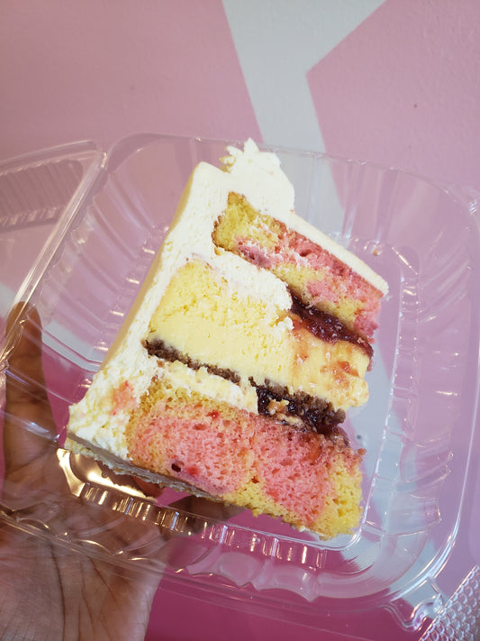 Strawberry Lemonade Cheesecake Cake