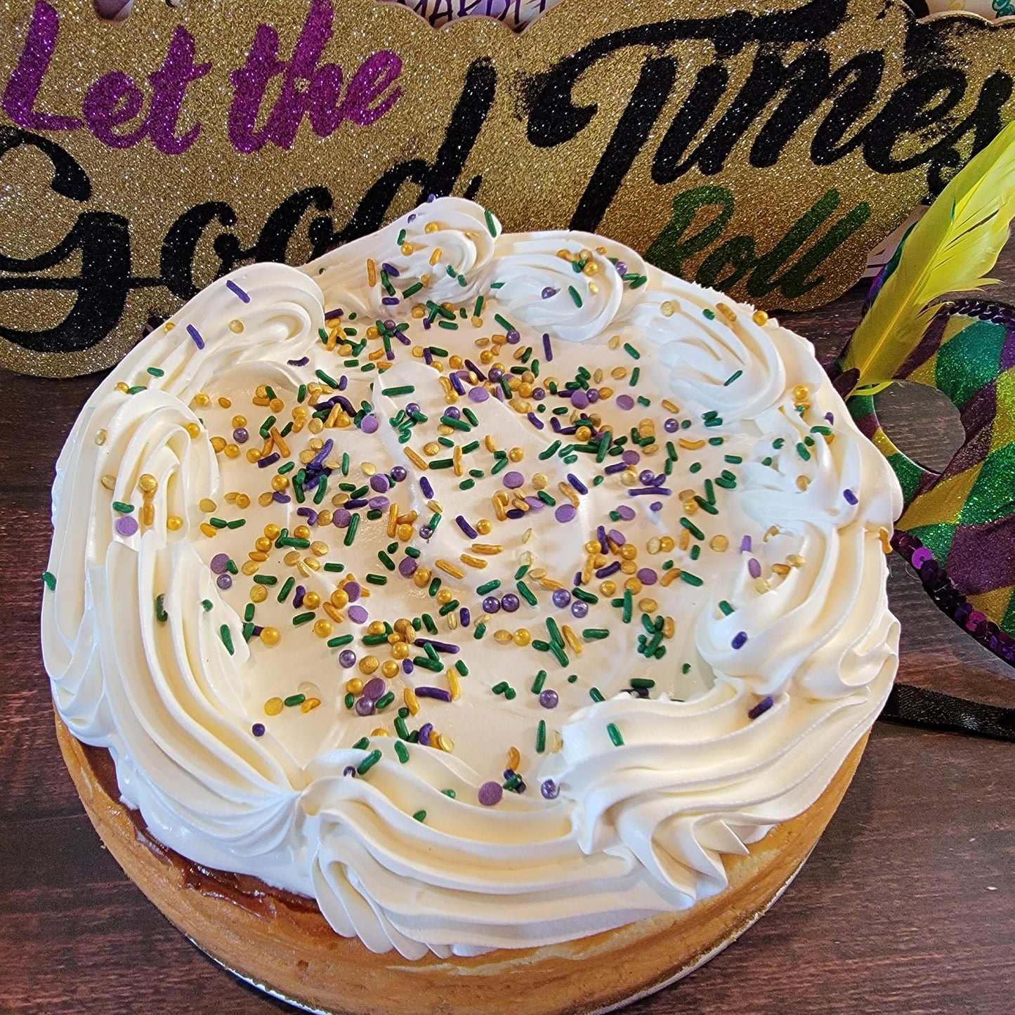 King Cake Cheesecake Mardi Gras